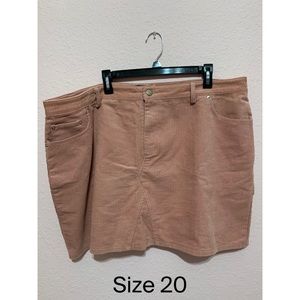 F21 Corduroy Skirt